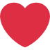 Heavy red heart ❤️