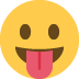 Face with stuck-out tongue 😛
