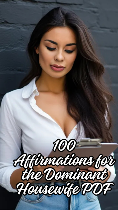 100 Affirmations for the Dominant Housewife